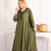 rochie lunga kaki2