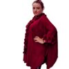 PONCHO BLANITA BORDO