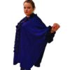 Poncho Bleumarin cu Blanita