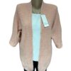 Pulover din tricot roz pentru femei