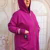 Hanorac oversize bust 130 cm fucsia