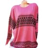 Pulover dama tricotat bust 140 cm roz