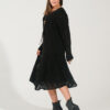 Rochie oversize tricotata pandativ