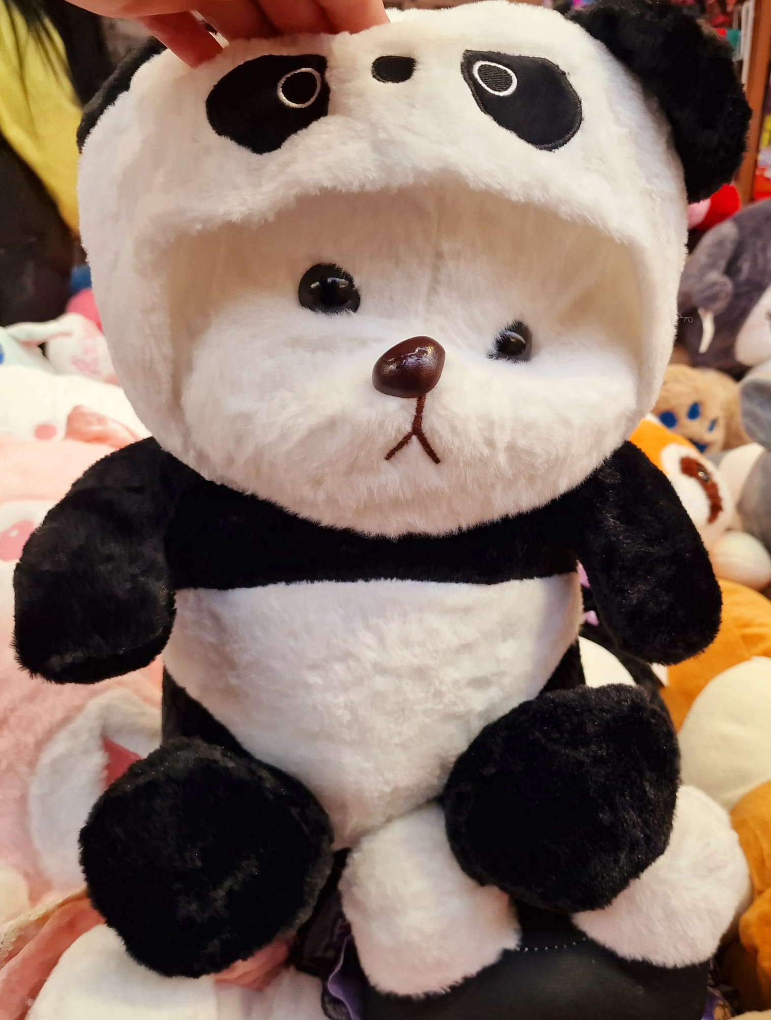 Urs pluș panda cu patura pufoasa