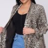 Sacou leopard XL modern și sofisticat