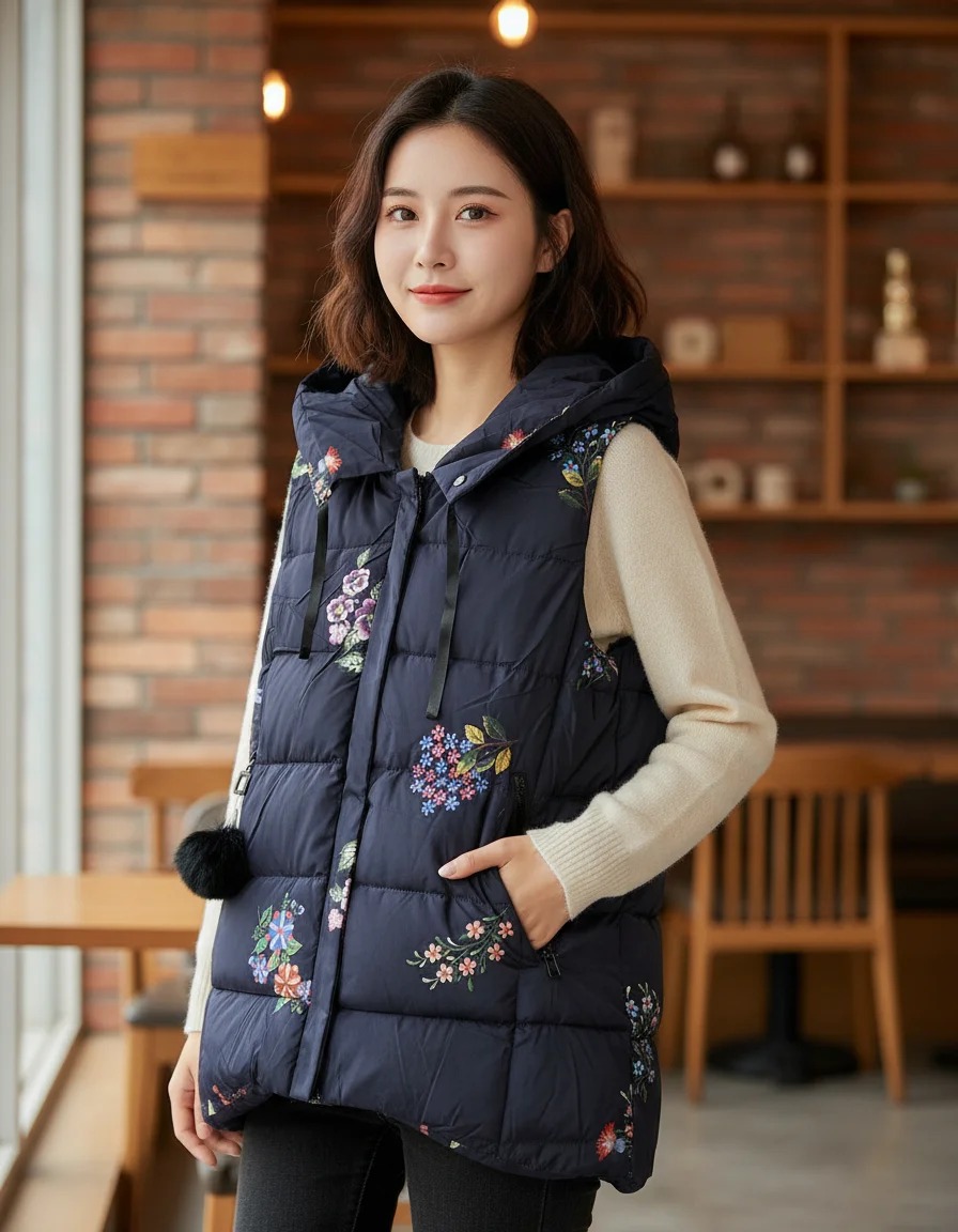 Vesta dama fas model floral bleumarin Vesta dama fas model floral bleumarin