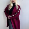 Cardigan bordo damă elegant casual modern