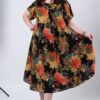 Rochie marime mare multicolora Raya