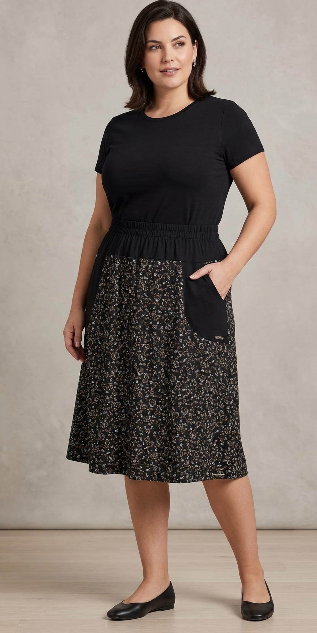 Fusta dama marimi mari eleganta floricele