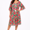 Rochie 1plus1 gratis imprimeu floral bujori