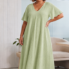 Rochie versatila vaporoasa Betty verde menta